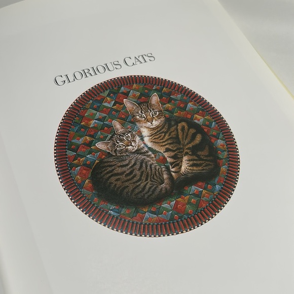 Vintage 1989 Glorious Cats The Paintings By Lesley Anne Ivory Hardcover Book - Picture 5 of 16